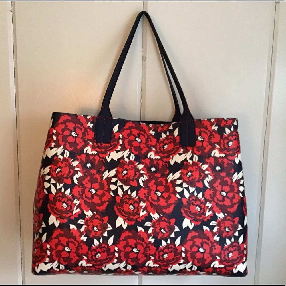Tommy Hilfiger Reversible Tote Navy / Floral